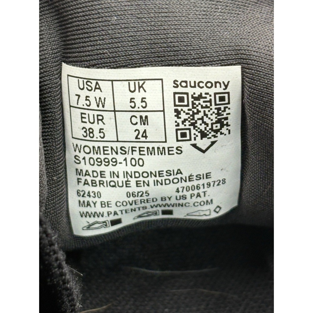 Saucony Guide 18 Womens Black White Athletic Running Sneakers Shoes Size 7.5 - Picture 13 of 13